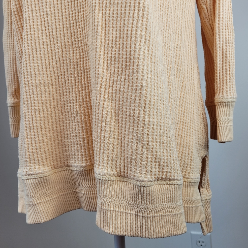 Soft Surroundings Autumn Waffle Tee small - Picture 3 of 7